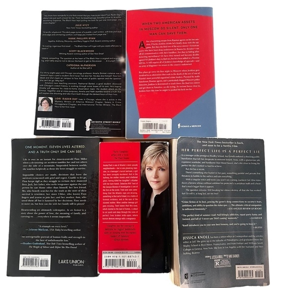 Bundle of 5 Suspense Thriller Books - Picture 3 of 3